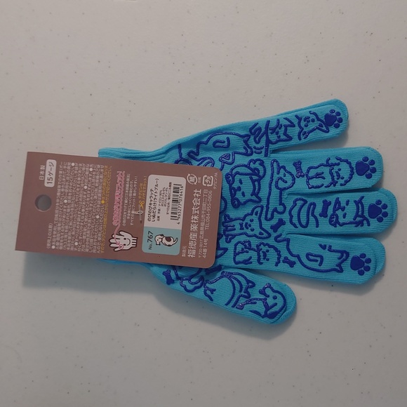 Made in Japan_Blue Boy Nylon Gloves_M Size - Picture 3 of 5